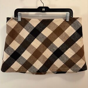 Urban Outfitters - Soft Plaid Mini Skirt